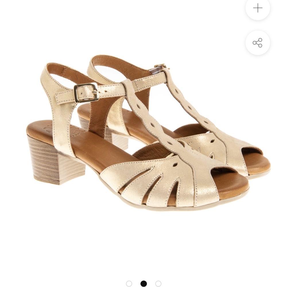 DNA Footwear Bergen Sandals Gold